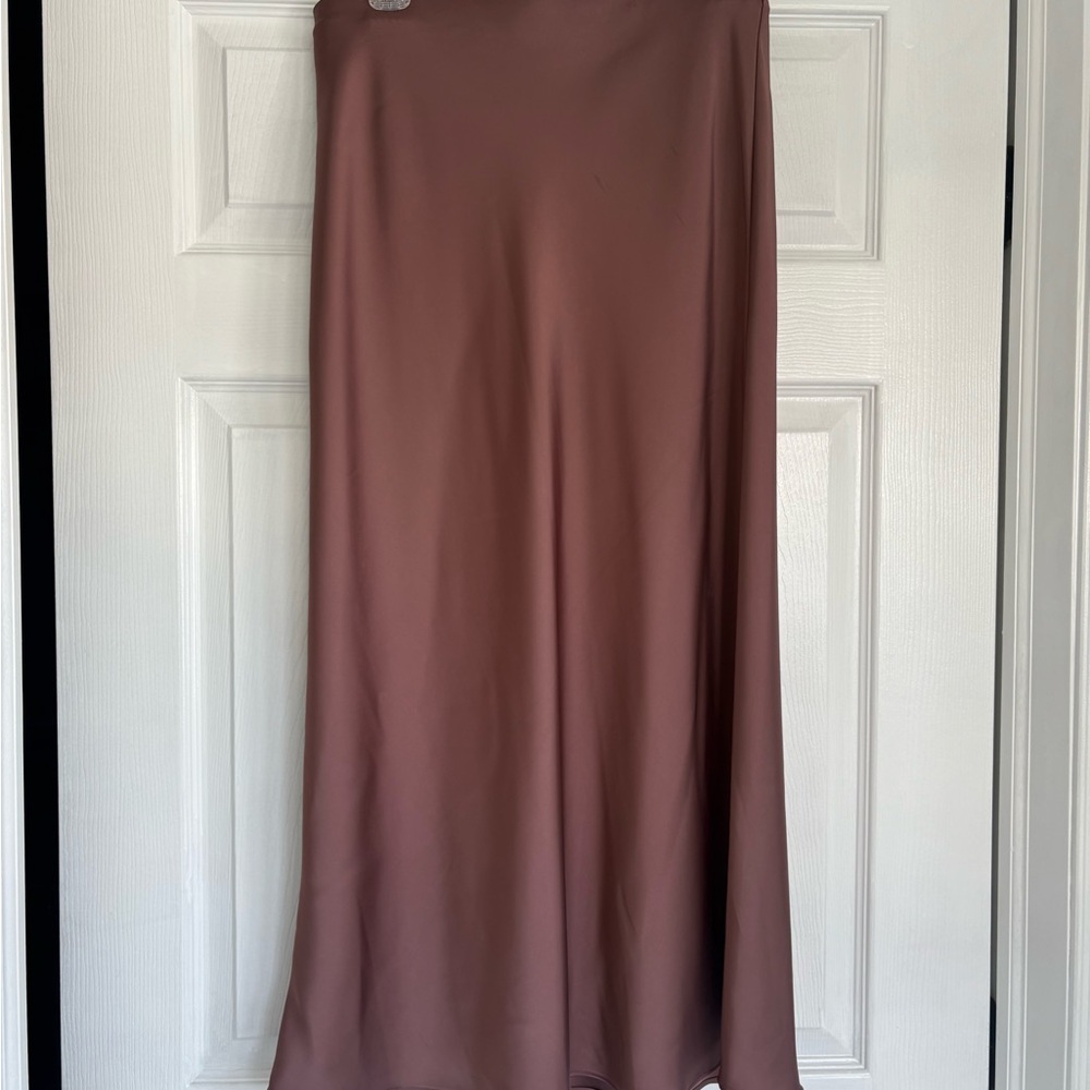 Zara Dusty Rose Maxi Skirt